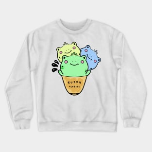 Cute lil cup of flogiez! Crewneck Sweatshirt